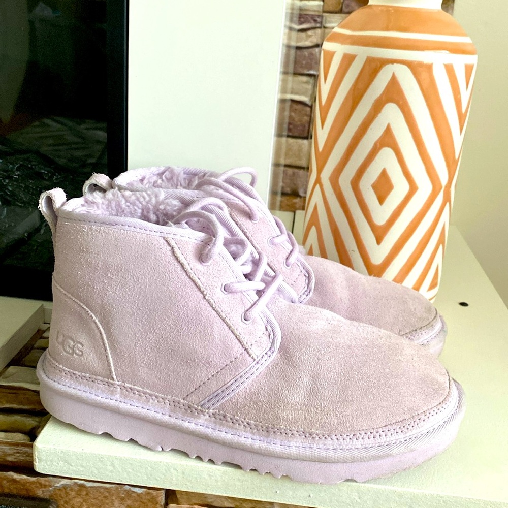 UGG Womens Neumel lilac boots - Picture 2 of 9